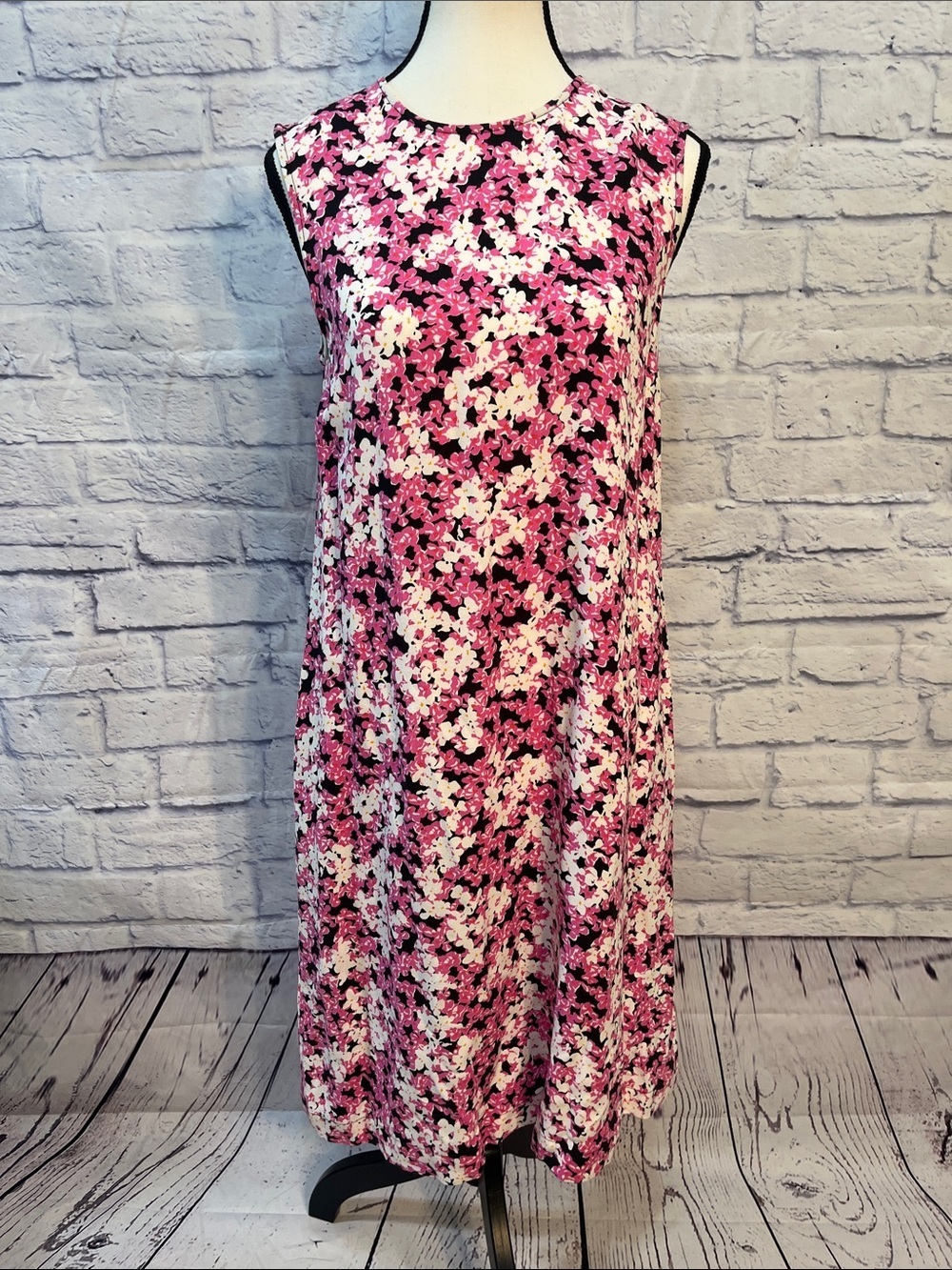 Marimekko Nikita Henriikka Dress Floral Sleeveless Size 34